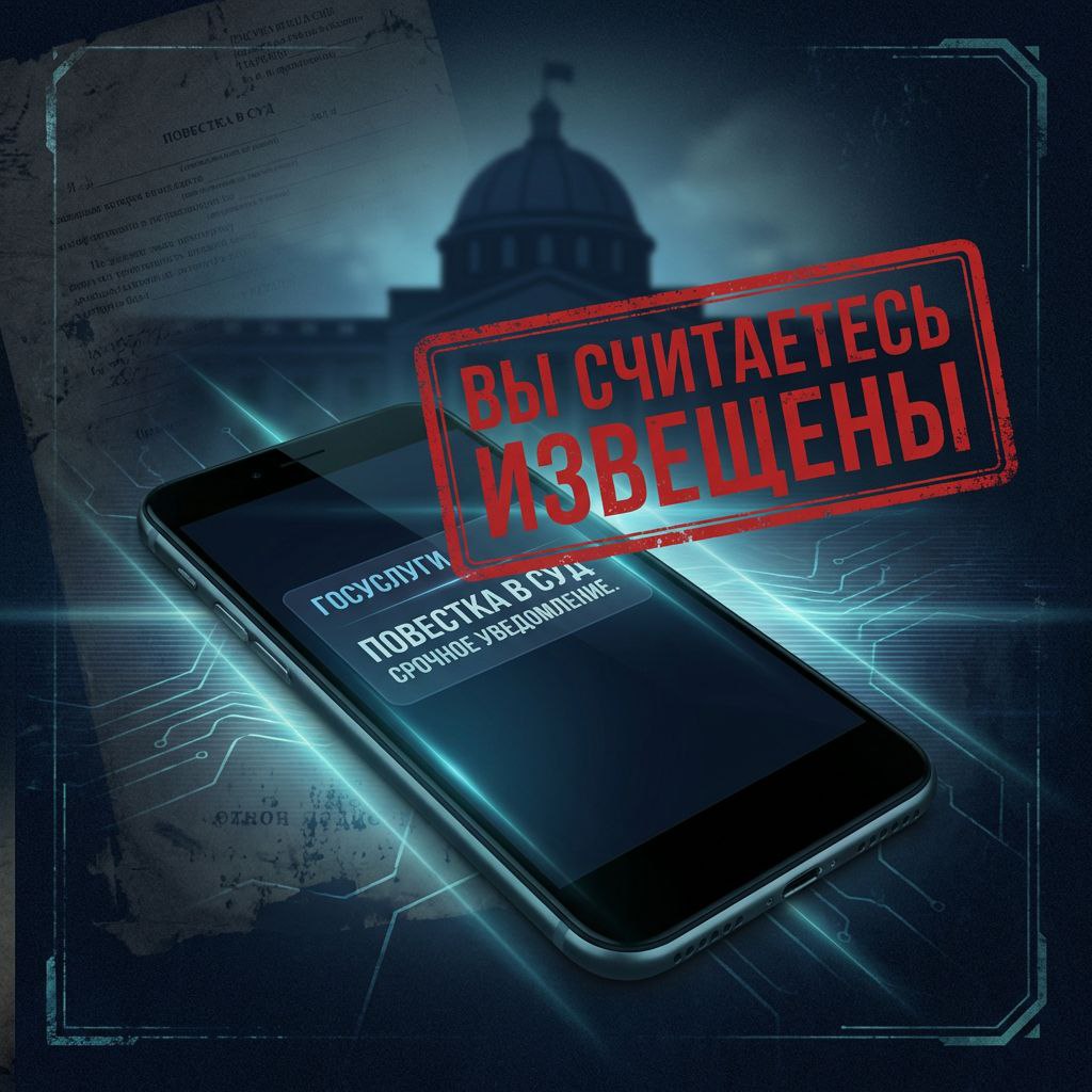⚖️ Судебные повестки хотят окончательно перевести в Госуслуги