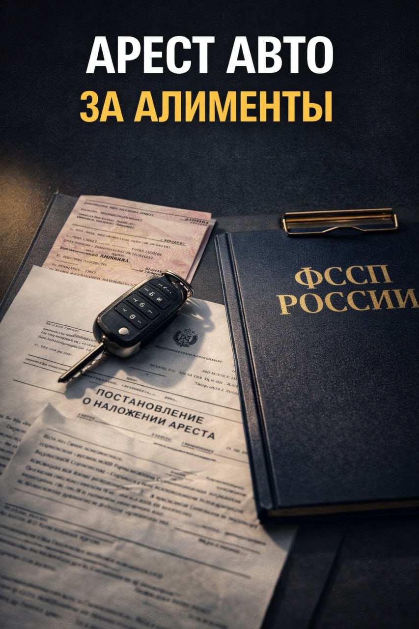 Пристав может арестовать автомобиль за долг по алиментам