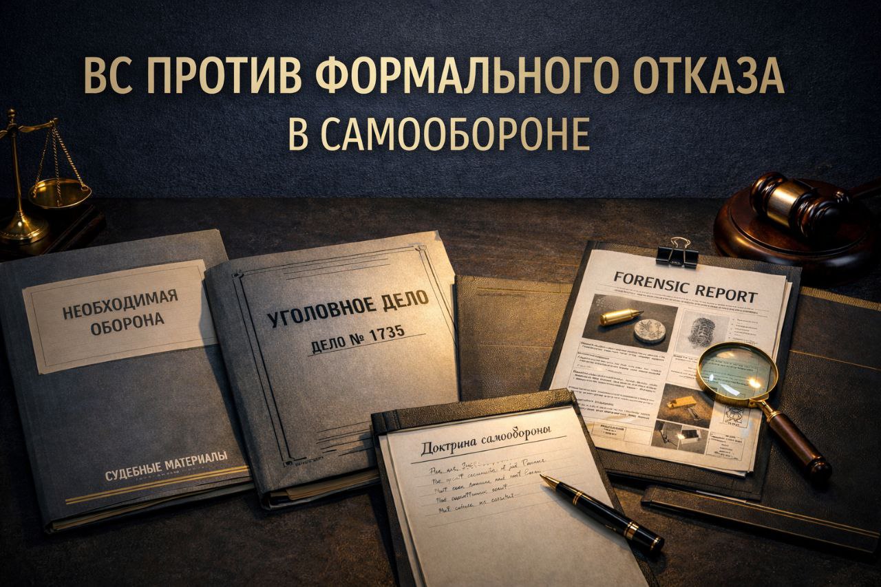 Верховный Суд напомнил: самооборону нельзя отвергать без прямой и полной проверки
