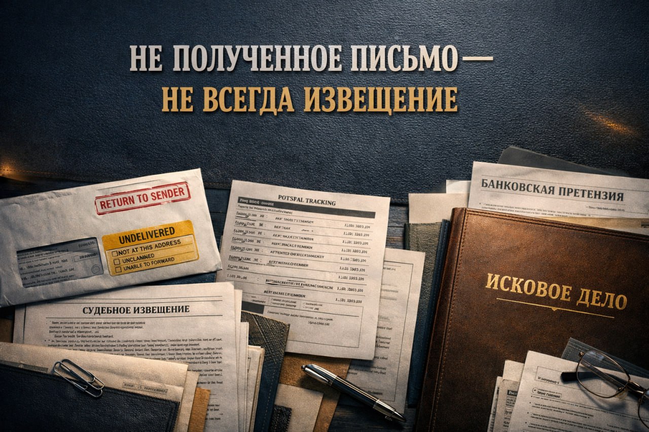 Верховный Суд напомнил: не полученное письмо еще не означает надлежащее извещение ответчика