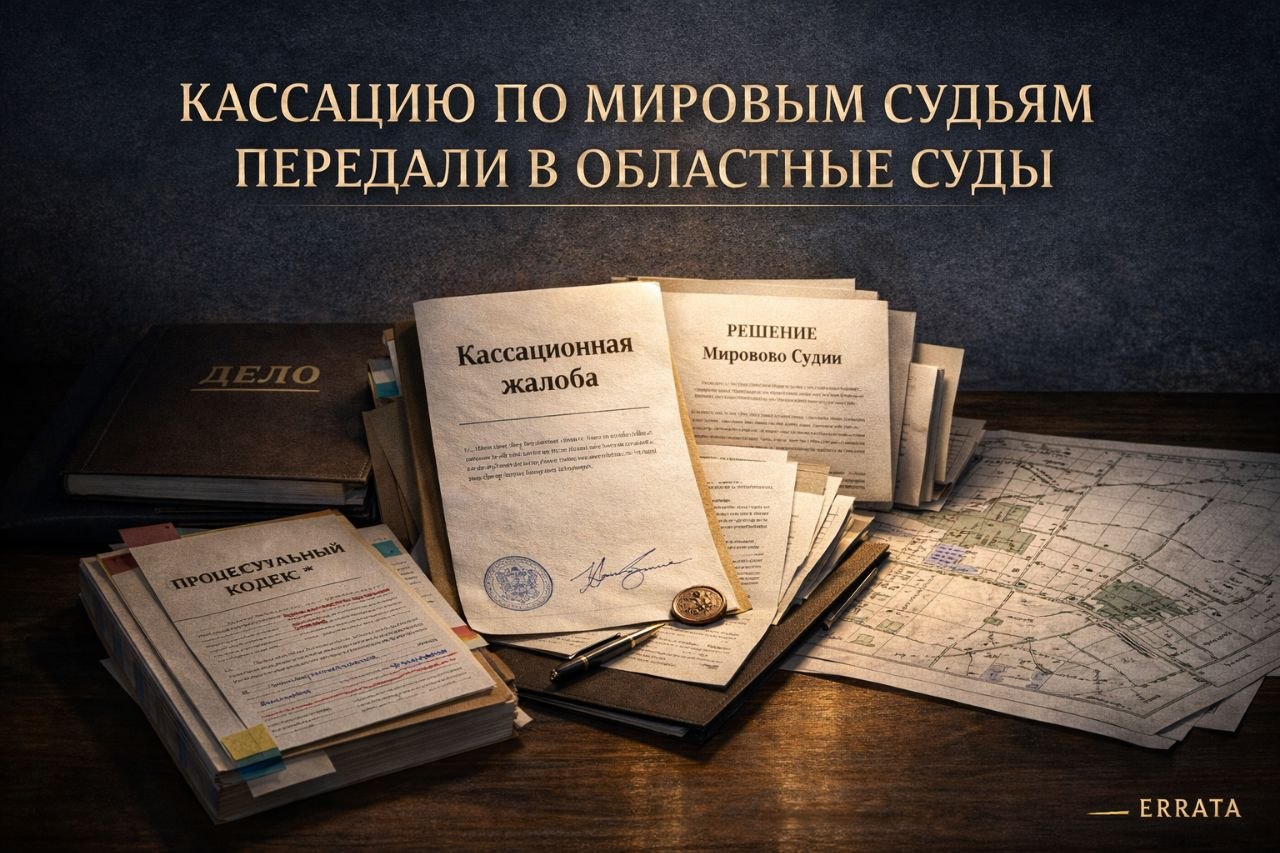 Кассационные жалобы на решения мировых судей будут рассматривать областные суды