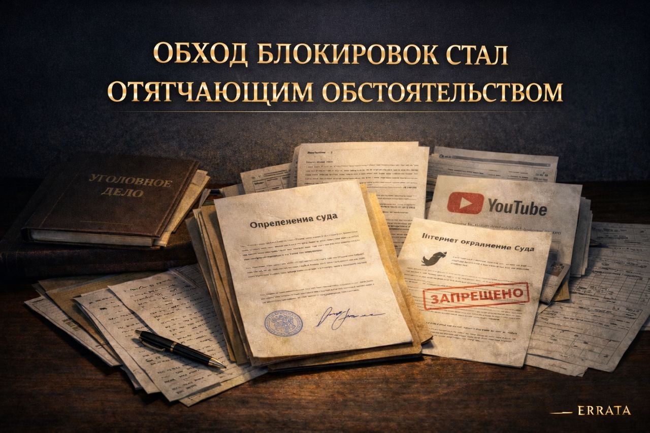 Суды начали учитывать обход блокировок как отягчающее обстоятельство