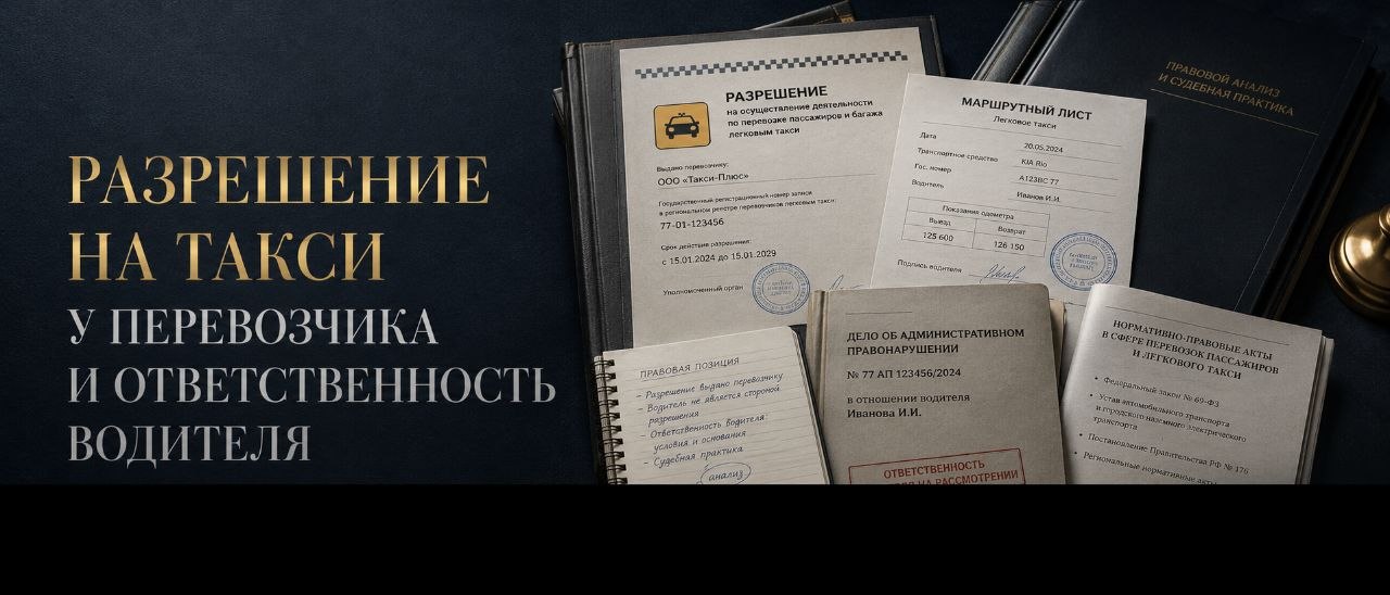 ВС РФ: водителя такси нельзя штрафовать за отсутствие личного разрешения, если разрешение есть у перевозчика