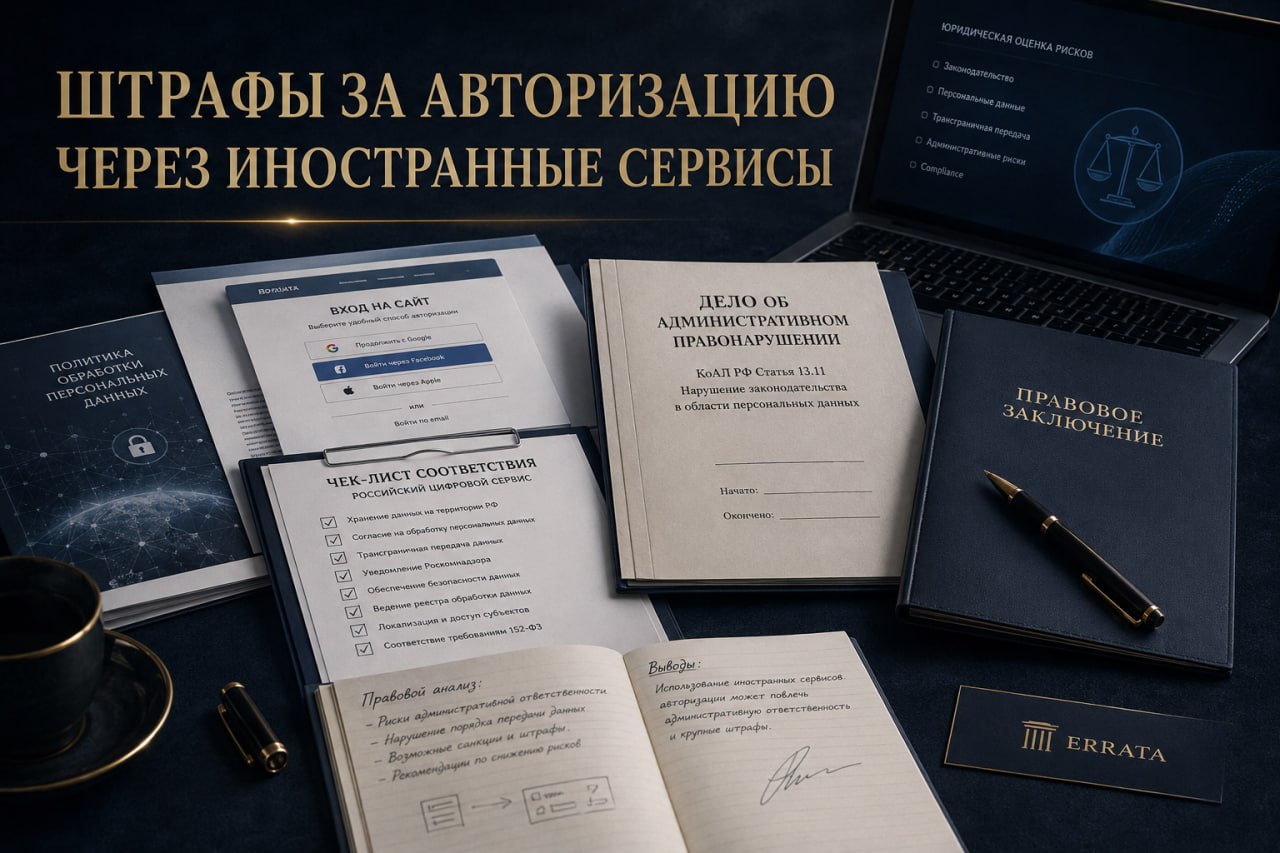 Штрафы за авторизацию через иностранные сервисы: что проверить владельцу сайта