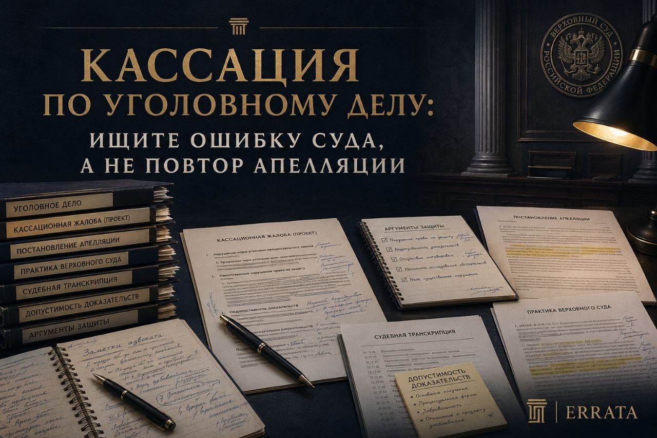 Кассация по уголовному делу: Верховный Суд показывает, какие ошибки могут отменить приговор