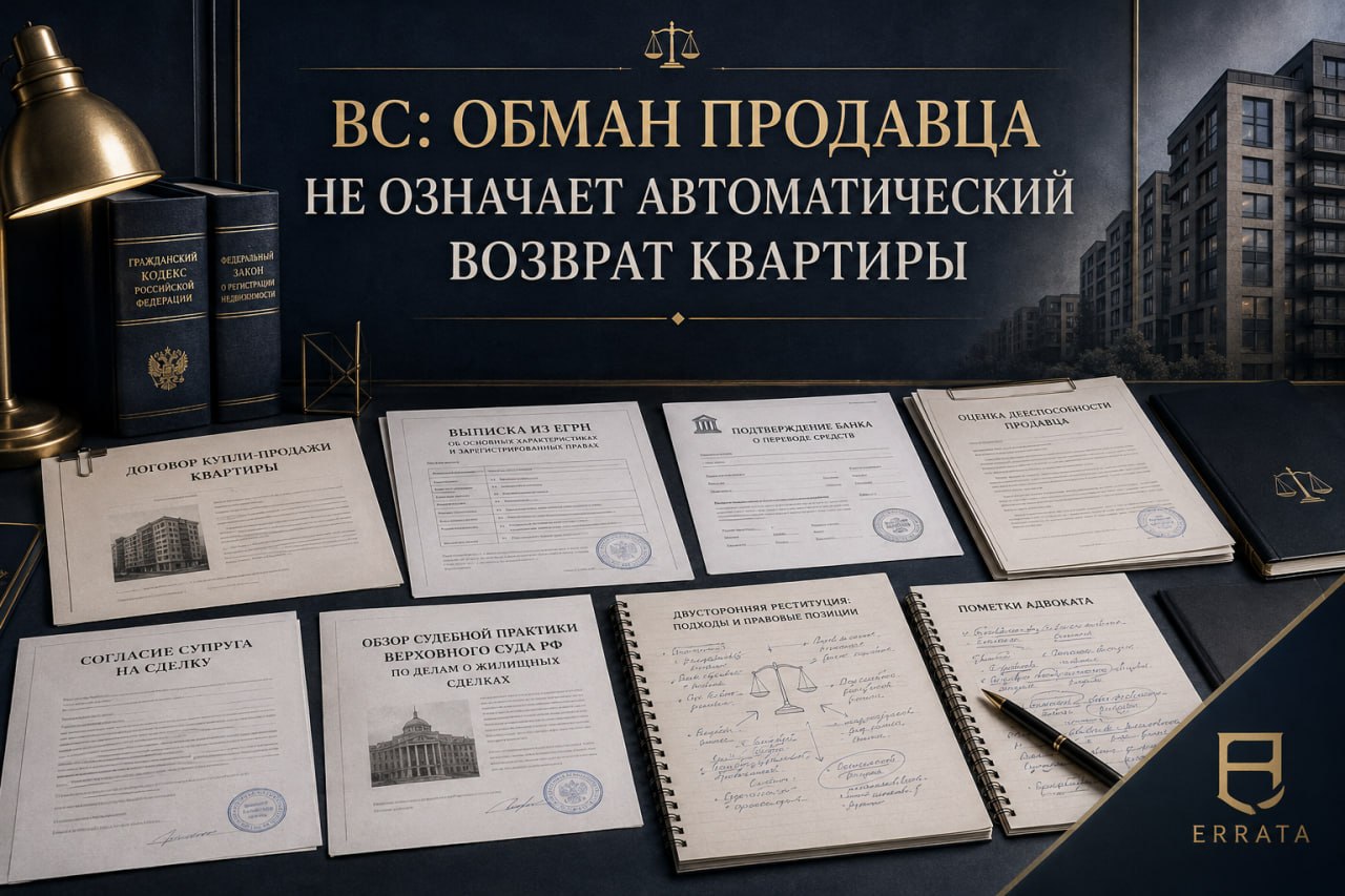 ВС сформировал единые подходы к спорам о продаже квартир: добросовестного покупателя нельзя лишать защиты автоматически