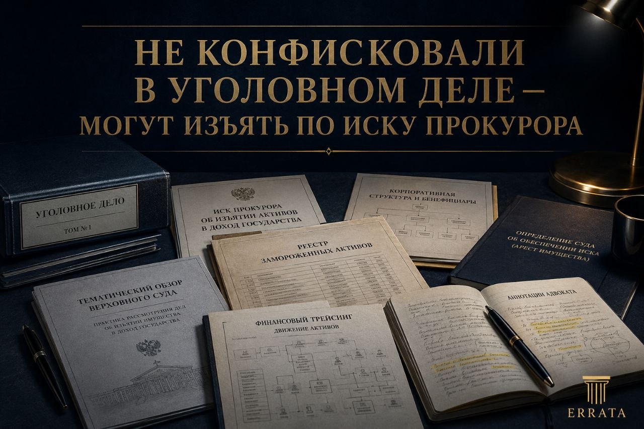 Если имущество не конфисковали по уголовному делу, его могут изъять по иску прокурора