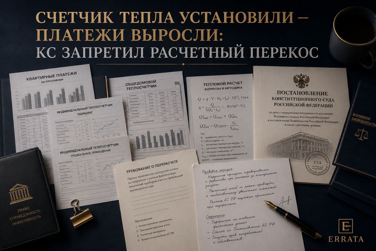 Установили счетчик тепла, а платежи выросли: КС запретил несправедливый расчет отопления
