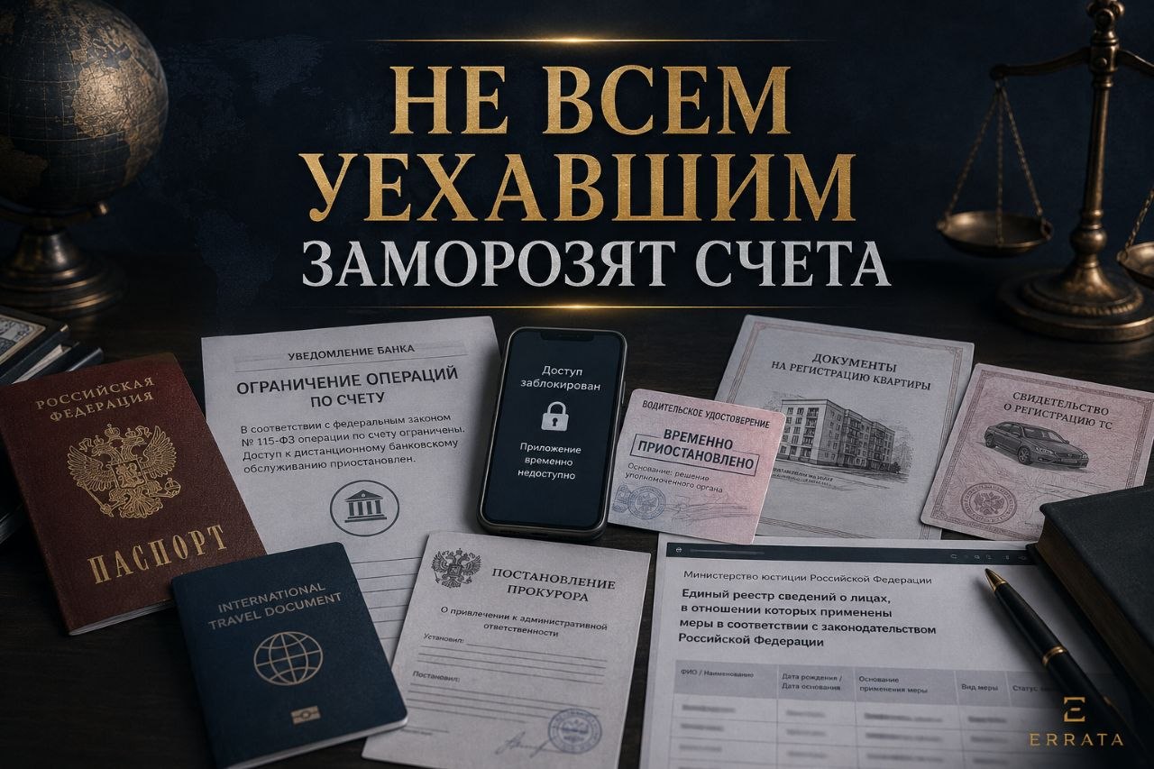 Не всем уехавшим россиянам заморозят счета: кого коснутся новые ограничения