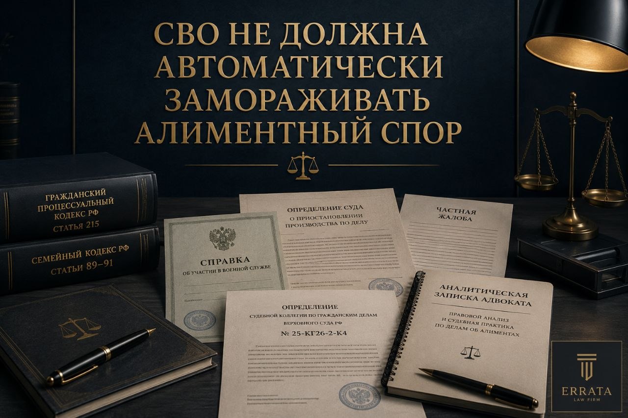 Мобилизация не должна автоматически замораживать спор об алиментах: что решил Верховный Суд