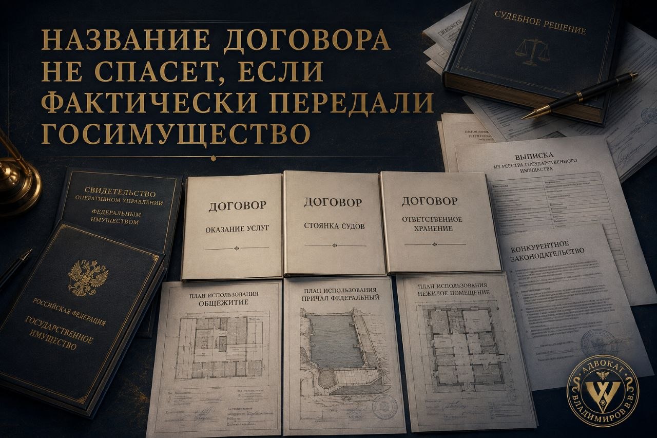 Назвали аренду «услугами» или «хранением»: почему суд все равно может увидеть передачу госимущества