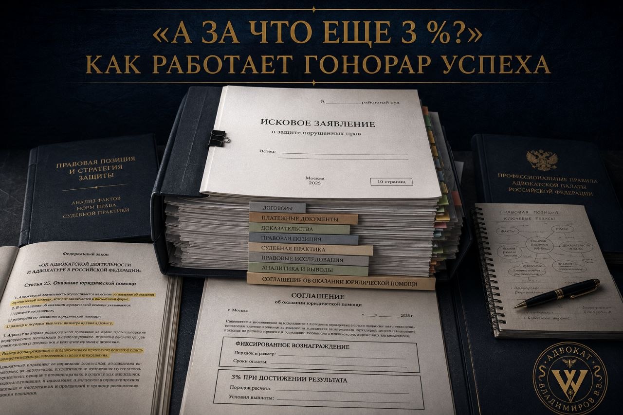 «А за что еще 3 %?» Как на самом деле работает гонорар успеха
