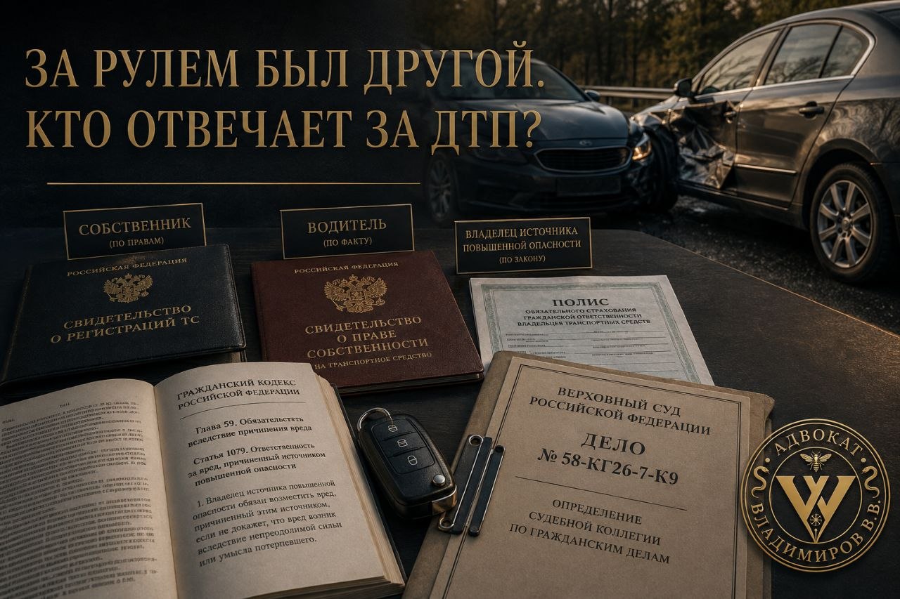 За рулем был другой человек. Кто отвечает за ущерб после ДТП?