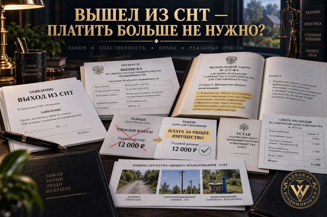 Вышел из СНТ — платить больше не нужно? Что на самом деле меняется после прекращения членства