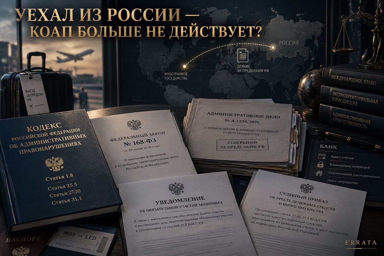 За деяние, совершенное за границей, теперь могут привлечь по КоАП РФ: что изменилось с 1 сентября 2026 года