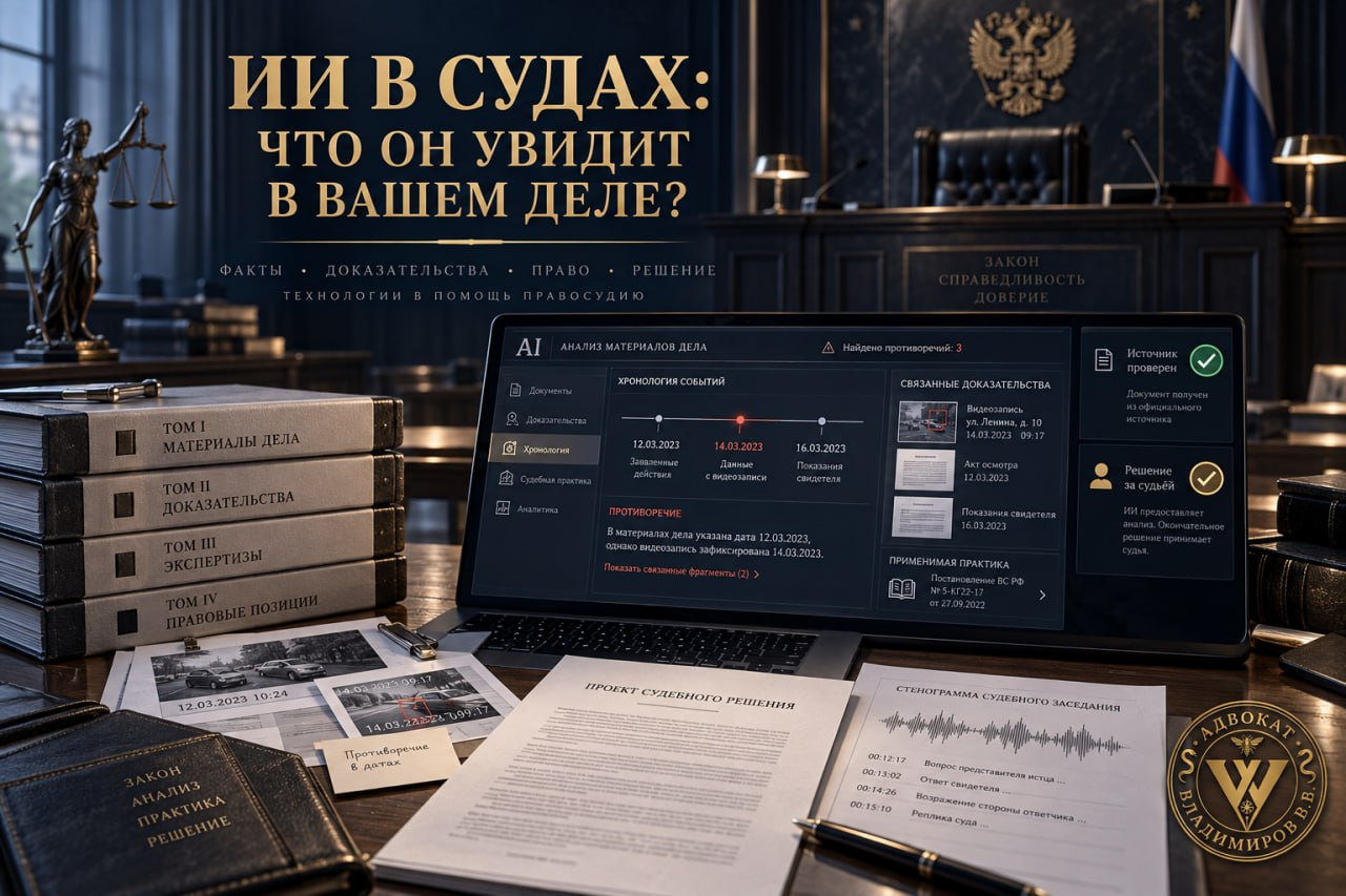 ИИ войдет в судебное дело: что именно он будет делать и что это меняет для стороны