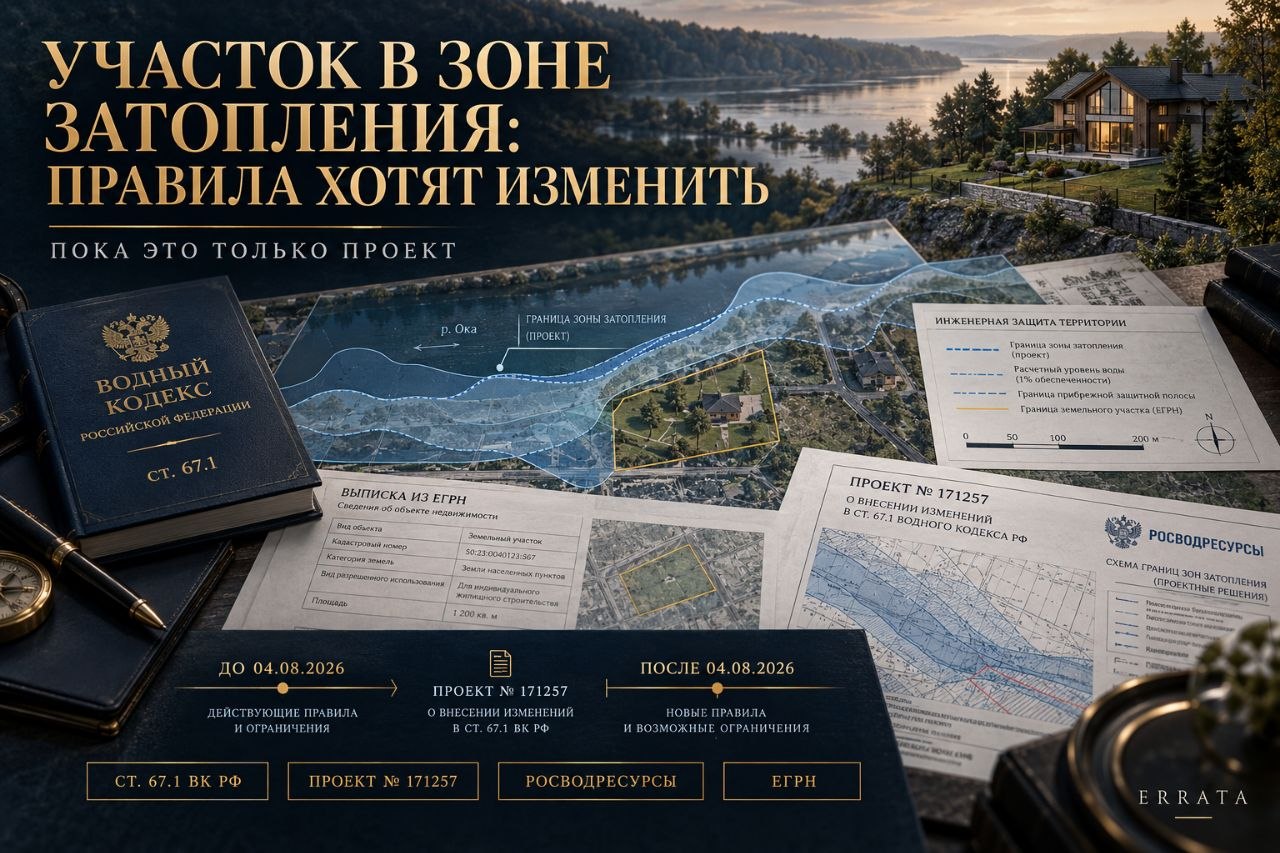 Участок в зоне затопления: Минприроды предлагает ускорить изменение границ — но пока это только проект