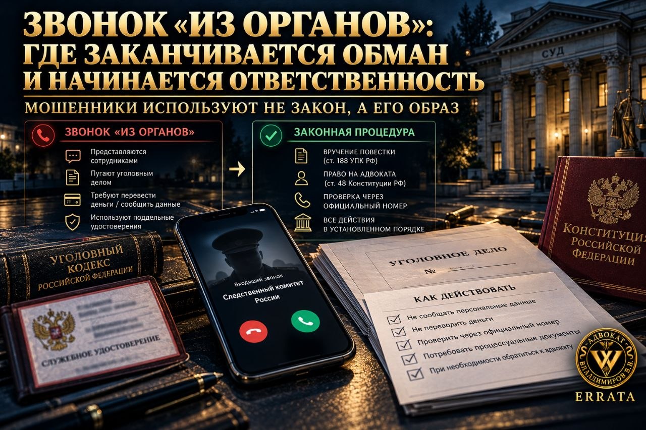 «Я из ФСБ»: почему обман мошенников не всегда исключает уголовную ответственность